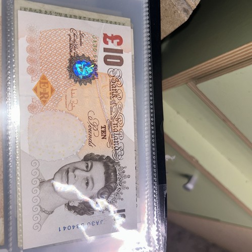 Bank england old ten - (£10),