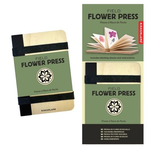 Field flower press kit - press, wooden