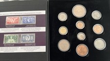 The 60th Anniversary of the Queen's Coronation Coin And Stamp Set