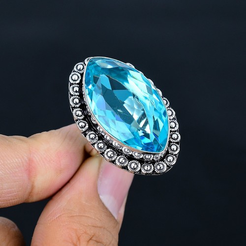 Swiss blue topaz - blue, gemstone