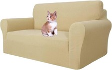 MAXIJIN Super Stretch Couch Cover for 2 Seater Couch, 1-Piece Universal Love Se