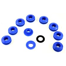 10 Plastic Snap Eyelets