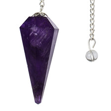 Amethyst pendulum crystal for - pendulum,