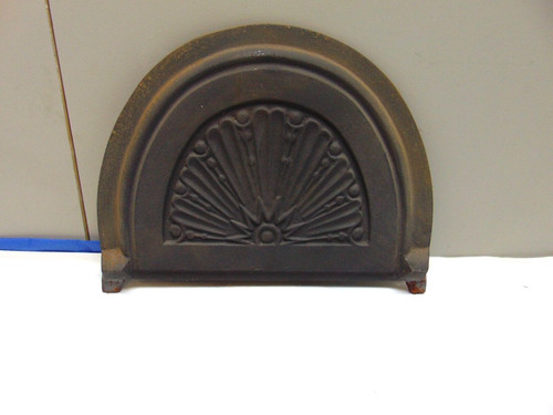Damper plate fireplace - fireplace, cast