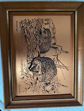 Joel Kirk Copper Hedgehog Art Work Piece