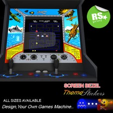 Arcade Bezel Stickers Artwork Graphics Stickers Laminated  1942 + More