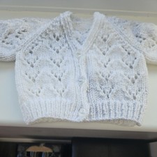 hand knitted baby cardigans
