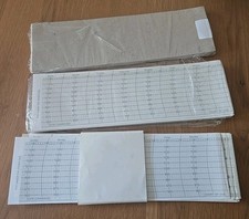 Barograph "CHARTS INCHES" 52+ PAPERS 2MS 1 YEAR SUNDAY Start barometer clock 