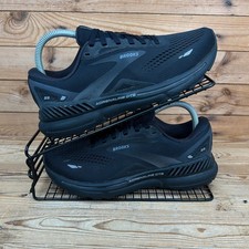 Brooks Trainers Womens Size UK 5.5 Adrenaline GTS 23 Black Wide Running Shoes