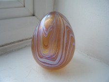 Vintage Studio Glass Egg from Essex legend Norman Stuart Clarke