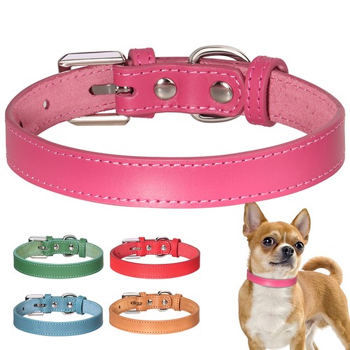 Genuine leather dog collar - genuine,