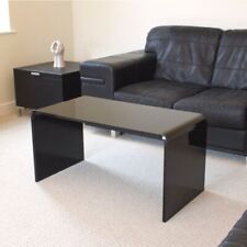 Hygienic Easy Clean Coffee Table Black Acrylic Plastic Coffee Table 