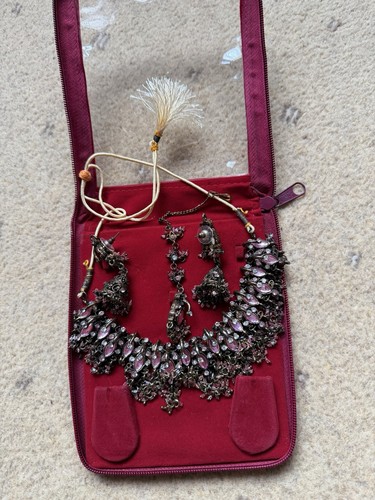 Indian jewellery set necklace - indian,
