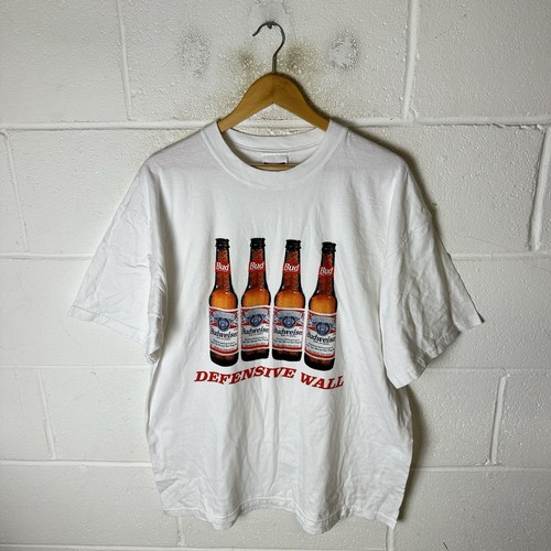 Vintage budweiser shirt mens - vintage,