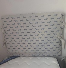 Emily Bond Dashund  Fabric Headboard Custom 3’ Single Girl’s Room Oka 