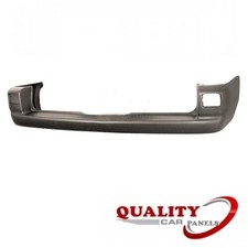 Rear Bumper Black Smooth Fits