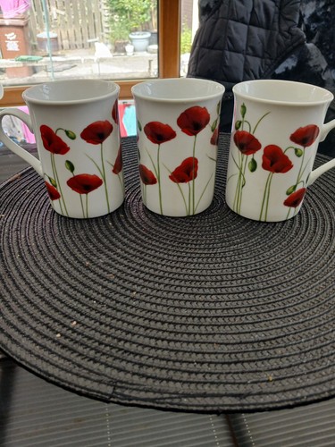 Dunelm poppy mugs mug - dunelm, set