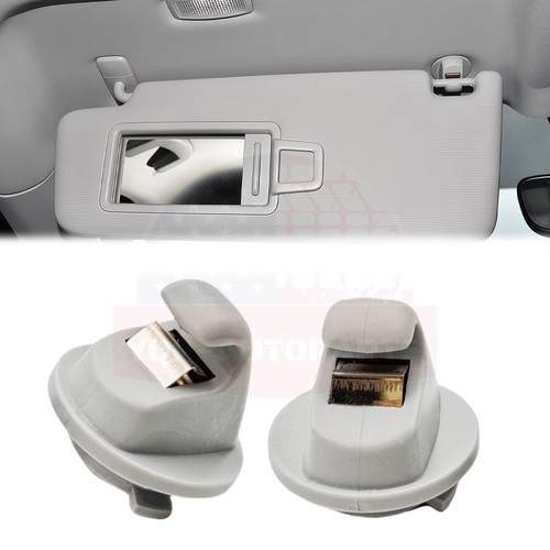 Grey sun visor clip hook - 2,