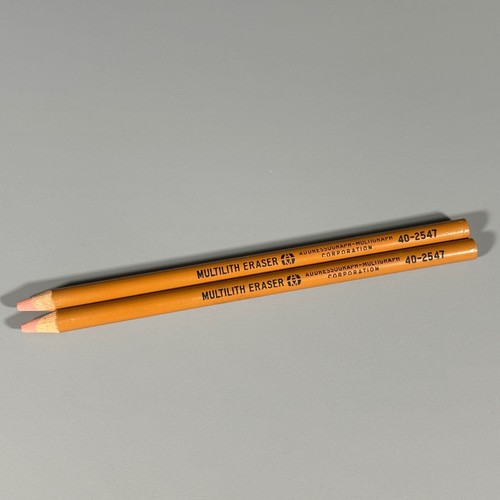 Vintage multilith eraser - vintage,