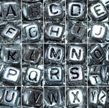 AAA alphabet letter beads, 6