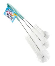 Bottle Brush Baby 3PC Kids Milk Teat Nipple Cup Nylon Bristles Cleaning Brushes