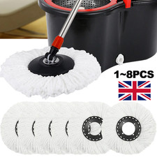 8x 360 Spin Mop Head