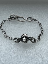 Authentic Sterling silver X BY TROLLBEADS  Horoscope Links Bracelet RAM.  19cm