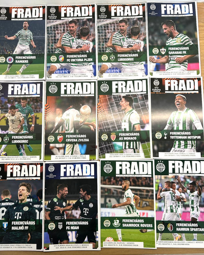 Football programmes hungary - programmes,