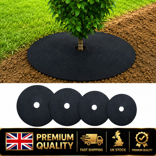 Tree mulch ring - tree, weed