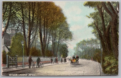 Wimbledon hill old postcard - hill,,