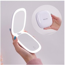 Double-Sided LED Makeup Mirror