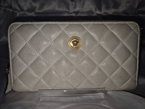 Versace medusa quilted leather - versace,
