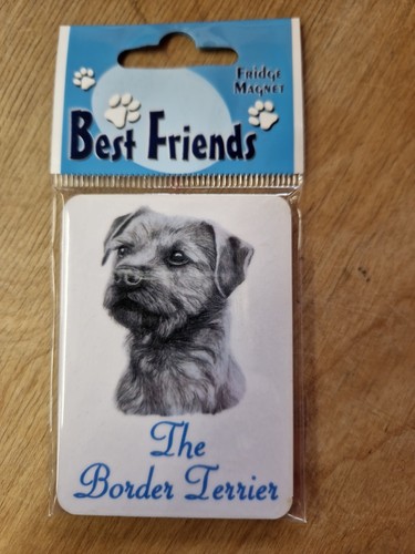 Border terrier magnet - border,