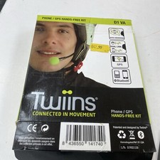 TWIINS BLUETOOTH HELMET KIT SINGLE EARPIECE PHONE GPS HF HANDS FREE MOTORCYCLE