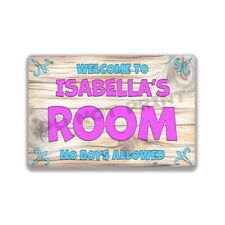 Isabella Room Sign Bedroom