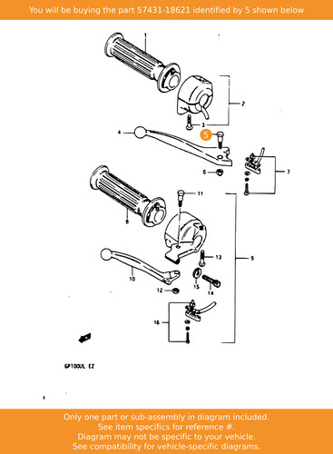 Suzuki bolt 57431 18621 oem - suzuki, 57431-18621