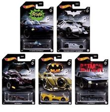 x5 Hot Wheels DC Batman Die-cast Cars Vehicles Exclusive 1:64 Scale Full Set