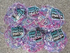 6 X 50 GRMS OF PACCIA LANA FRIVOLO - NEW - MULTI