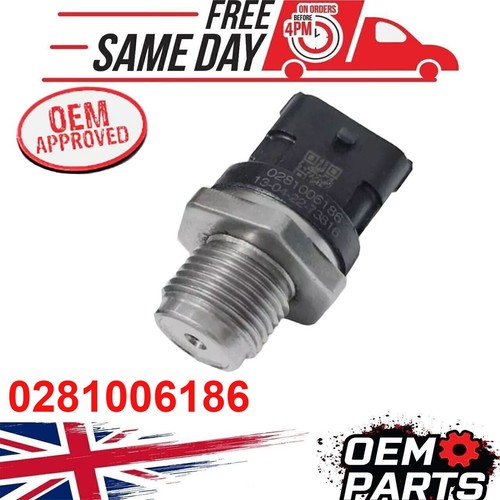 Fuel rail pressure sensor - rail, for
