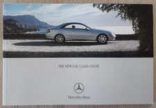 Mercedes-Benz CLK Coupe Brochure 2003- 200  240  320  500  270 CDI  55 AMG