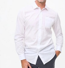 White Slim Fit Long Sleeve