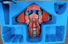 Well painted STORMRAVEN Gunship + foam storage & resin base , Warhammer 40K