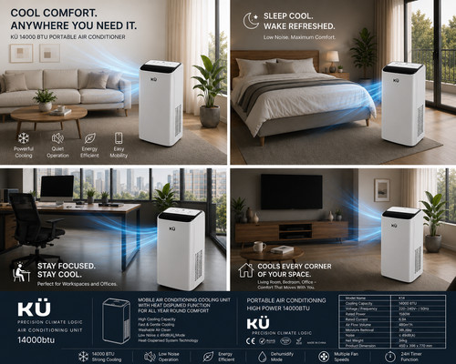 4kw 14000 btu - portable, air