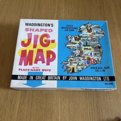 Waddingtons jig map - map, puzzle