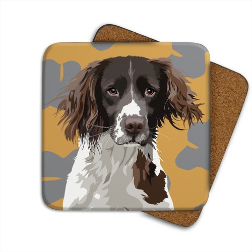 Springer spaniel coaster - spaniel,