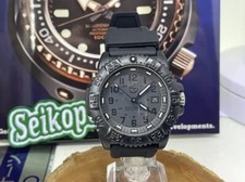 LUMINOX/Luminox 3150 Blackout Used Military Watch Boxed Tritium Lume Composite