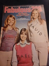 Vintage FABULOUS 208 Magazine 2nd DECEMBER 1972 Sweet Poster Cassidy Osmonds 99