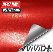 VViViD RACING RED GRAIN FAUX