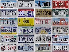 £4.99 VARIOUS STATES & BACKGROUNDS, AMERICAN LICENSE PLATE diner sign bar metal