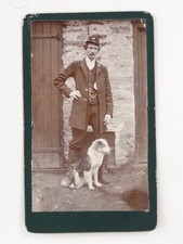 Man Uniform Dog Border Collie